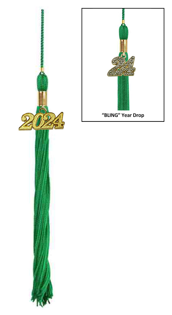 Eco-Friendly Emerald Green High School Cap & Tassel - Graduation Caps