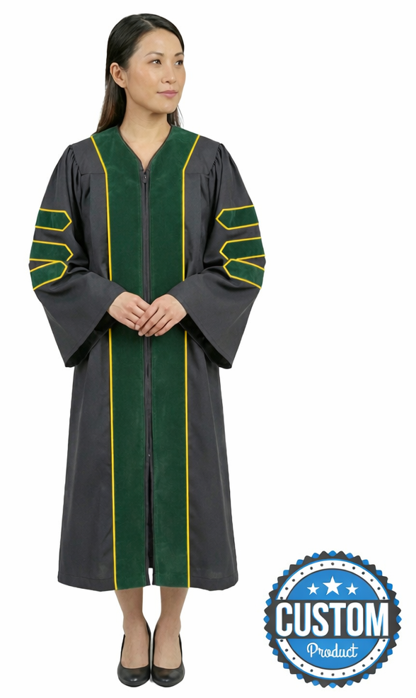 Custom Classic Doctoral Gown Custom Classic Doctoral Gown