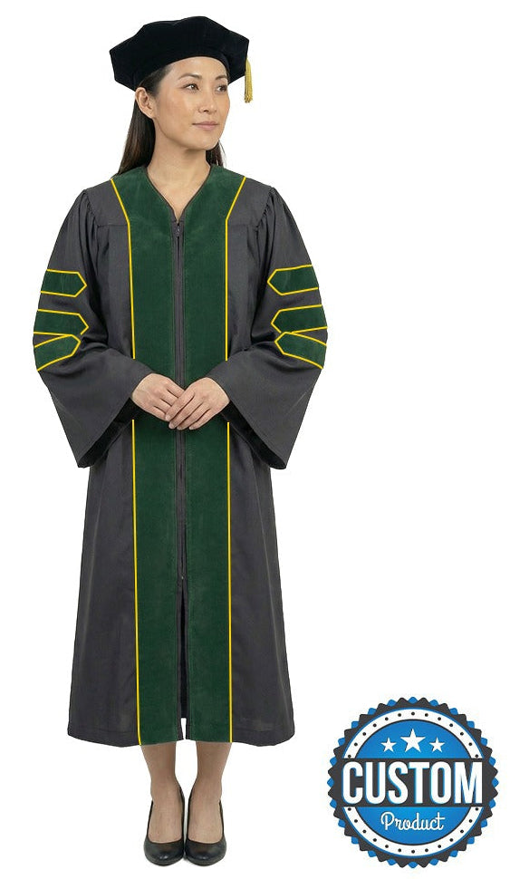 Custom Classic Doctoral Gown and Tam Package Custom Classic Doctoral Gown and Tam Package