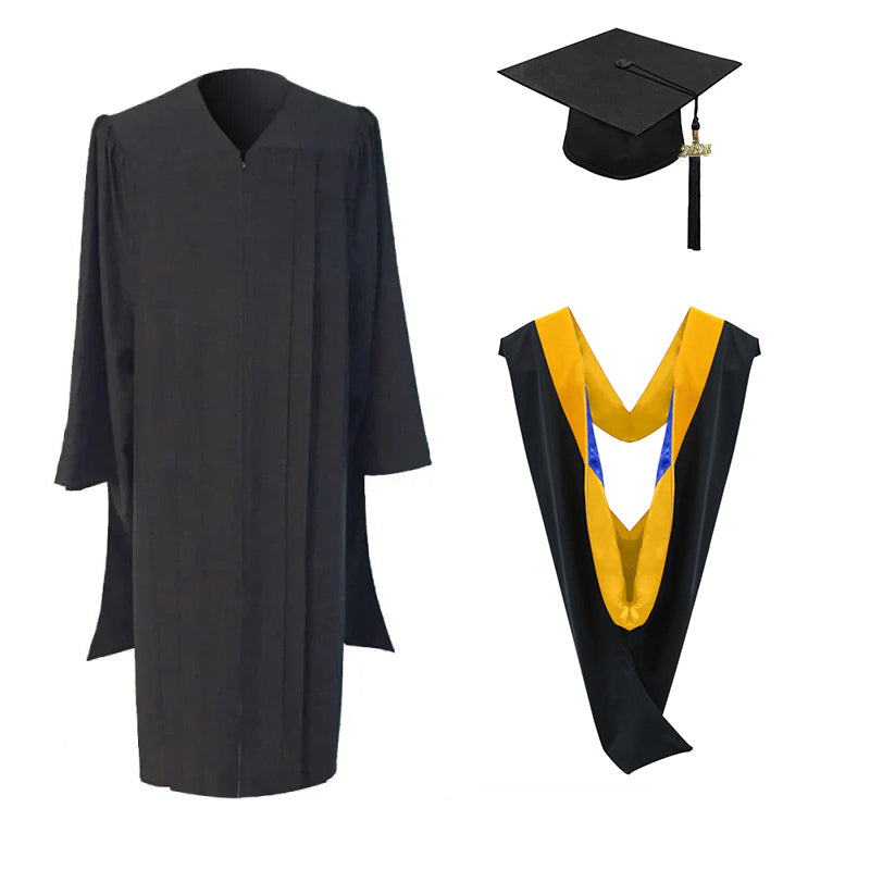 Masters Cap, Gown & Hood Package for Michigan University Graduation – Graduation  Attire