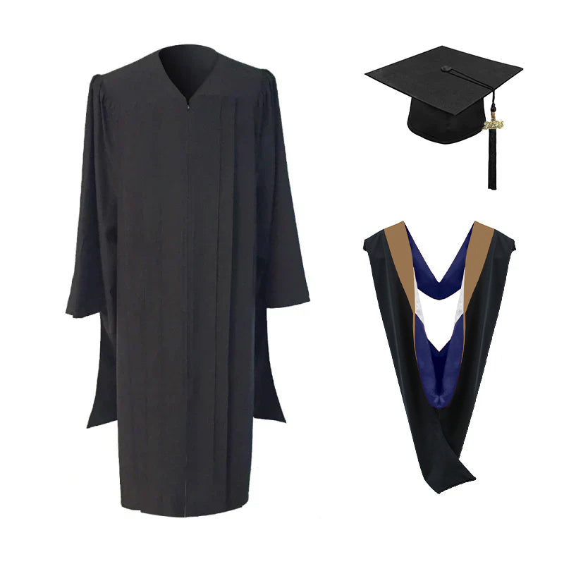 Masters Cap, Gown & Hood Package for Simmons University Graduation Masters Cap, Gown & Hood Package for Simmons University Graduation