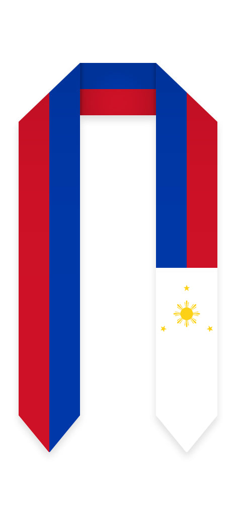 Philippines Graduation Stole - Philippines Flag Sash
