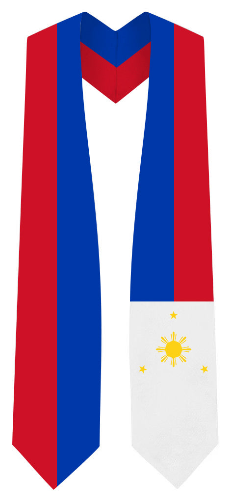 Philippines Graduation Stole - Philippines Flag Sash