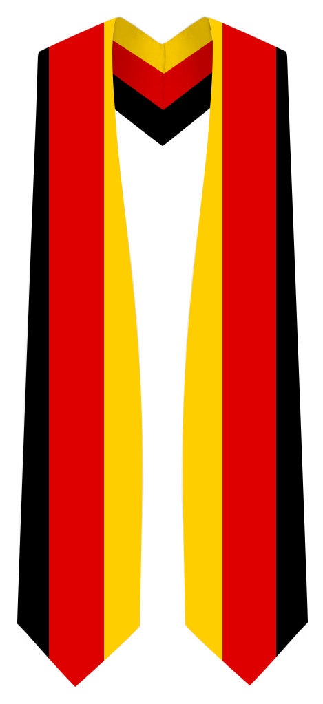 Germany Graduation Stole - German Flag Sash