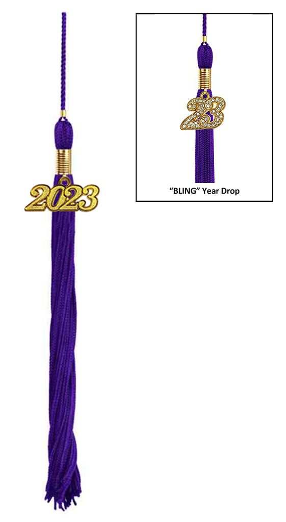 Matte Purple High School Cap & Tassel - Graduation Caps