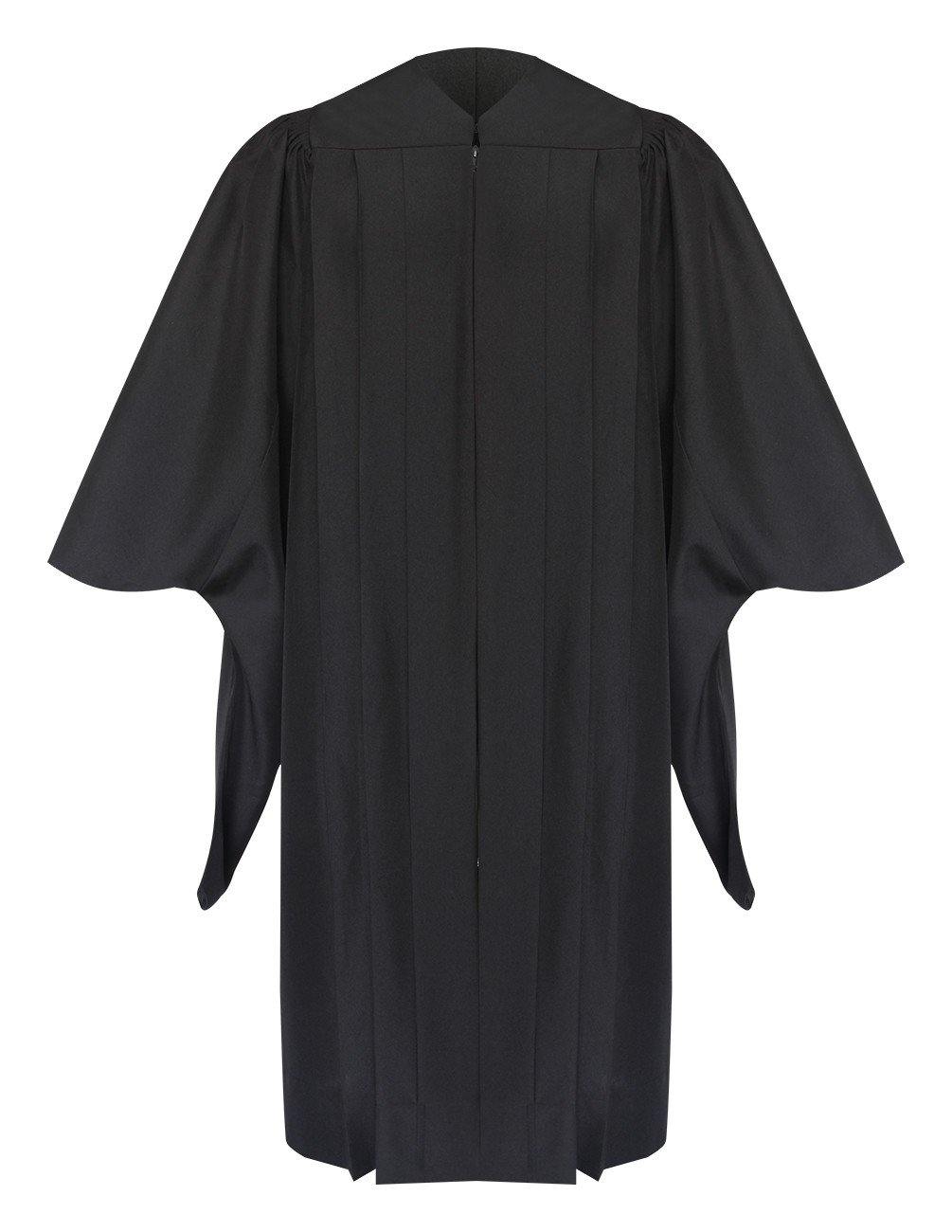 Deluxe Masters Graduation Gown - Academic Regalia - Graduation Cap and Gown