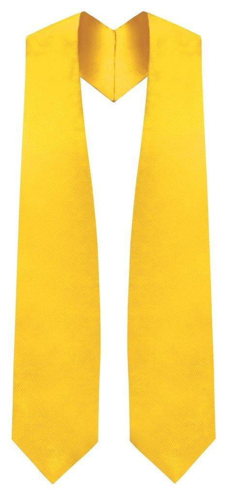 Gold Graduation Stole - Gold College & High School Stoles - Graduation Attire