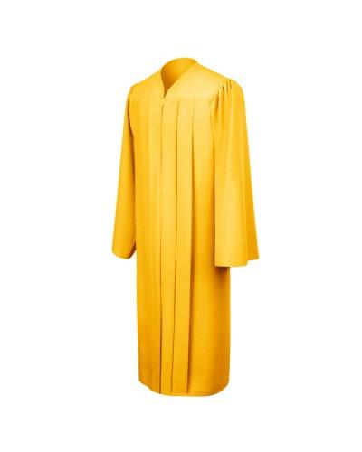 Matte Gold Bachelors Graduation Gown - College & University Graduation Attire Matte Gold Bachelors Graduation Gown - College & University Graduation Attire