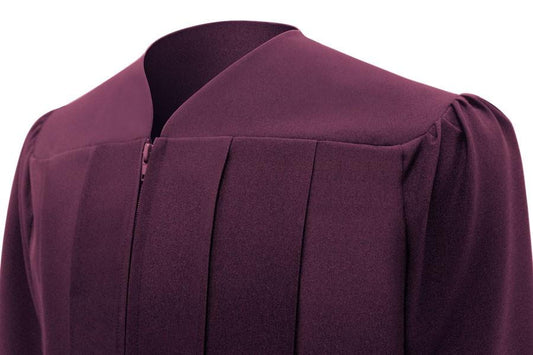 Matte Maroon Bachelors Cap & Gown - College & University