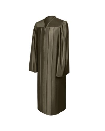 brown graduation dress Shiny Brown Bachelors Graduation Gown