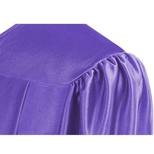 Shiny Purple Bachelors Cap & Gown - College & University