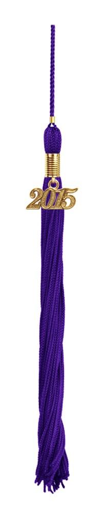 Shiny Purple High School Graduation Cap and Gown - Graduation Cap and Gown