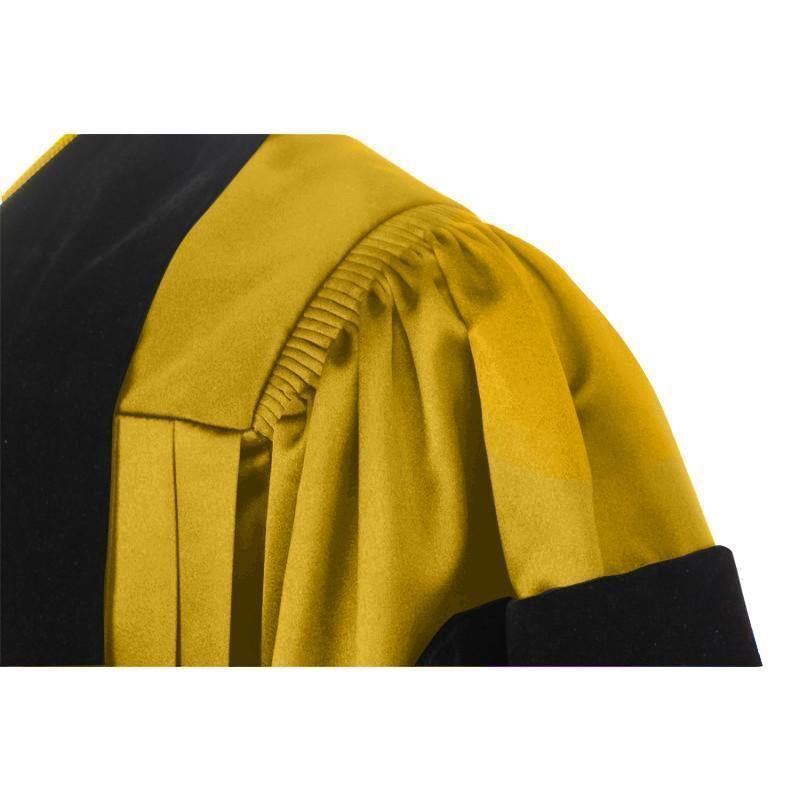Deluxe Gold Doctoral Gown - Graduation Attire