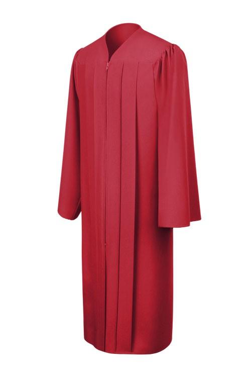 Matte Red High School Graduation Gown Matte Red High School Graduation Gown
