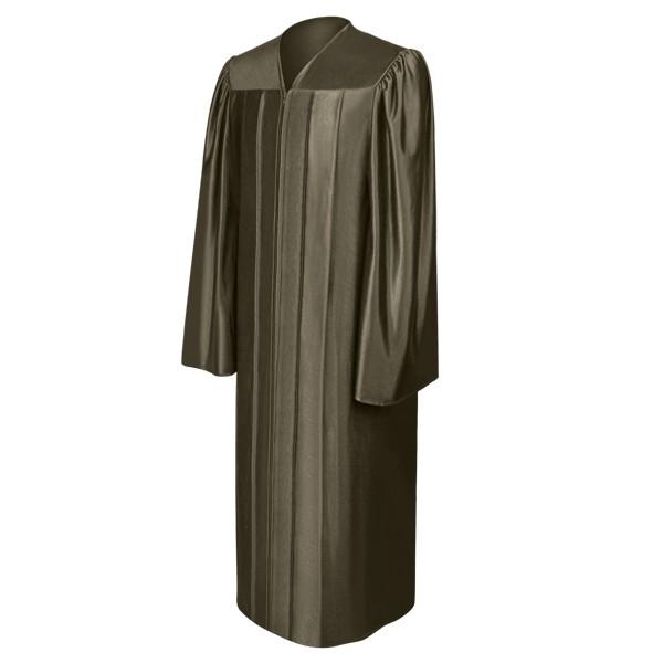 Shiny Brown High School Graduation Gown Shiny Brown High School Graduation Gown