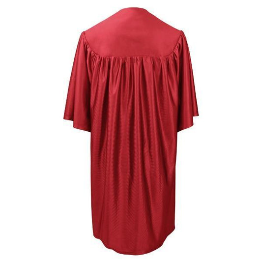Child Red Graduation Gown - Preschool & Kindergarten Gowns - Graduation Attire