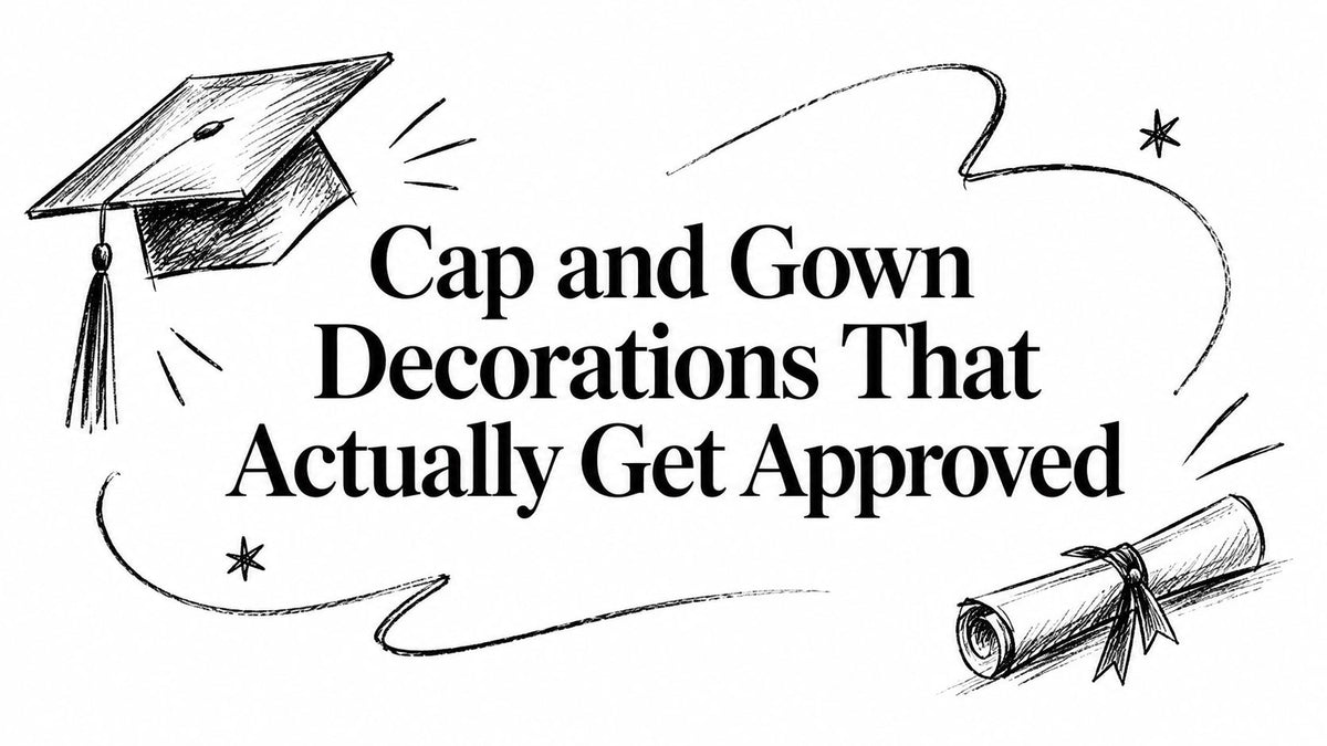 Cap and Gown Decorations That Actually Get Approved