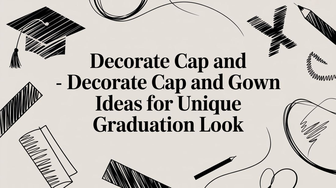 Decorate cap and gown - decorate cap and gown ideas for unique graduation look