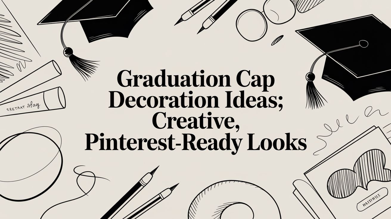 Graduation cap decoration ideas: Creative, Pinterest-ready looks