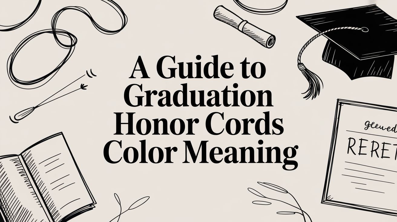 A Guide to Graduation Honor Cords Color Meaning