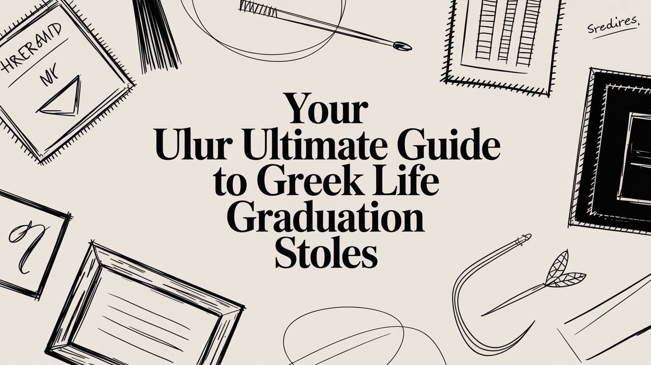 Your Ultimate Guide to Greek Life Graduation Stoles