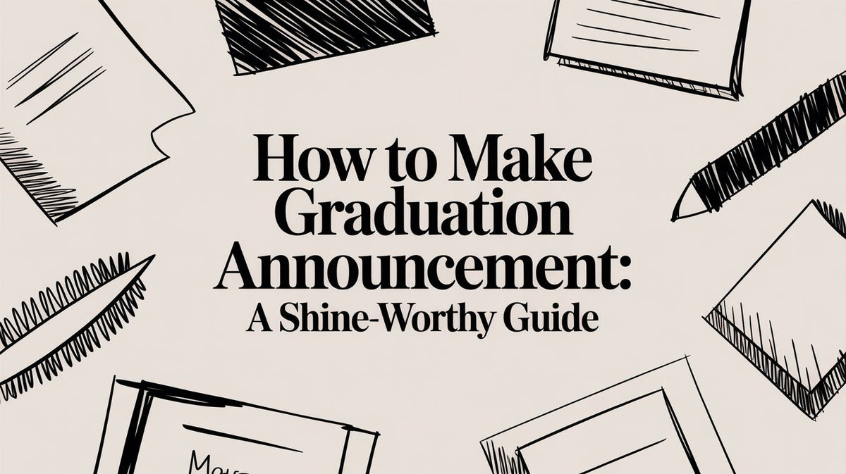 Project Graduation Guide How to Make Graduation Announcement: A Shine-Worthy Guide – Graduation ...