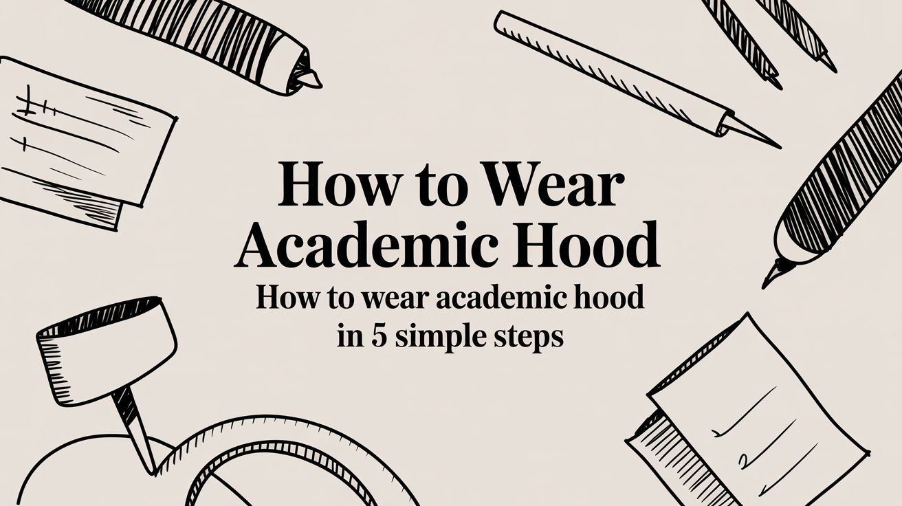 How to Wear an Academic Hood: Your 5-Step Guide for Graduation Day