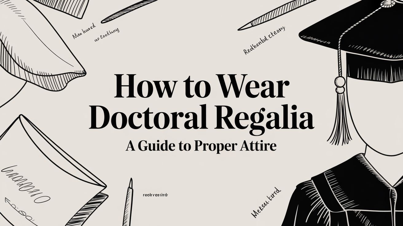 How to Wear Doctoral Regalia A Guide to Proper Attire