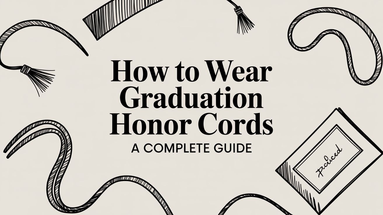 How to Wear Graduation Honor Cords: a Complete Guide