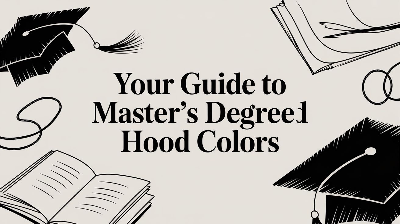 Your Guide to Master's Degree Hood Colors