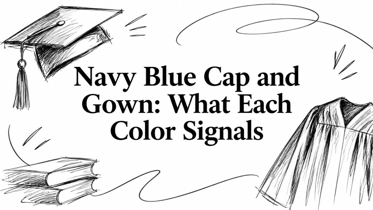 Navy Blue Cap and Gown: What Each Color Signals