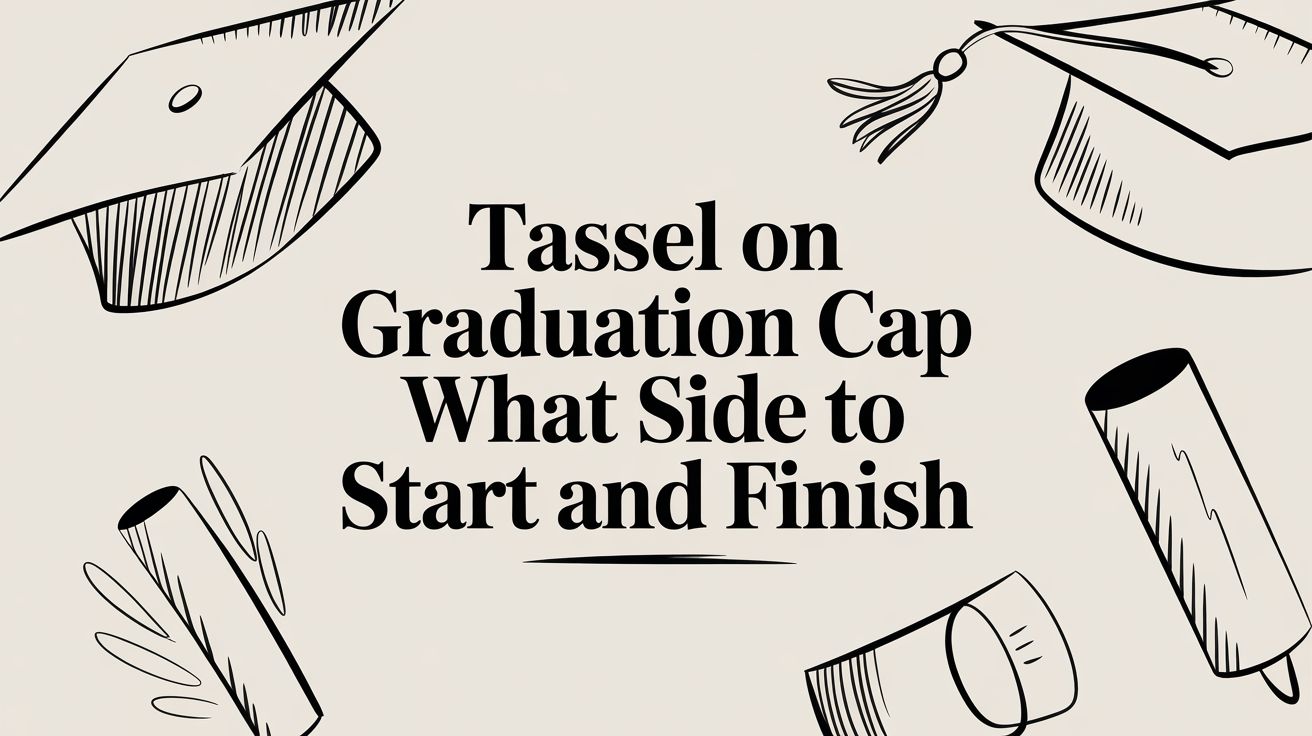 Tassel on Graduation Cap What Side to Start and Finish