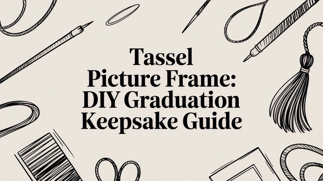 Tassel picture frame: DIY Graduation Keepsake Guide