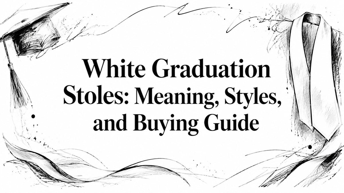 White Graduation Stoles: Meaning, Styles, and Buying Guide