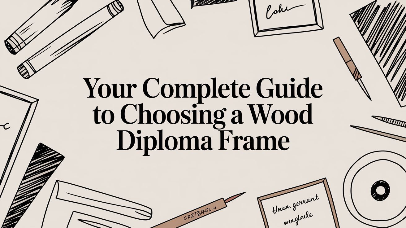 Your Complete Guide to Choosing a Wood Diploma frame