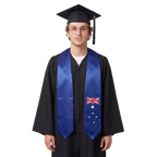 Australia graduation stole featuring the Australian flag, commemorative graduation sash for high school and college commencement⠋