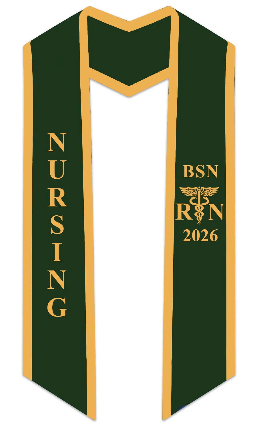 2026 BSN Nursing Graduation Stole with Trim