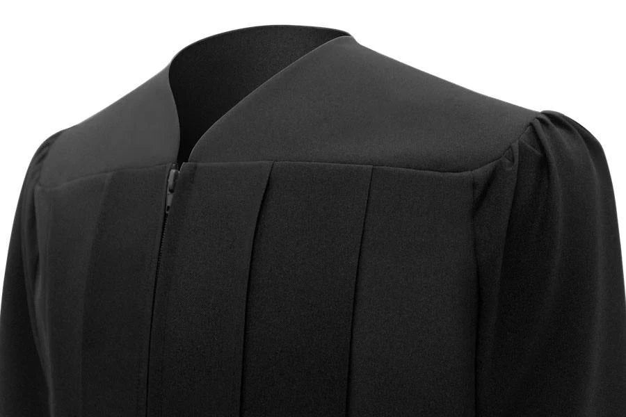 Matte Black Associates Gown & Hood Package