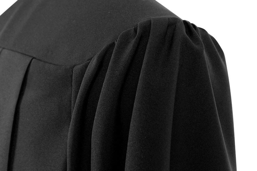 Matte Black Associates Gown & Hood Package