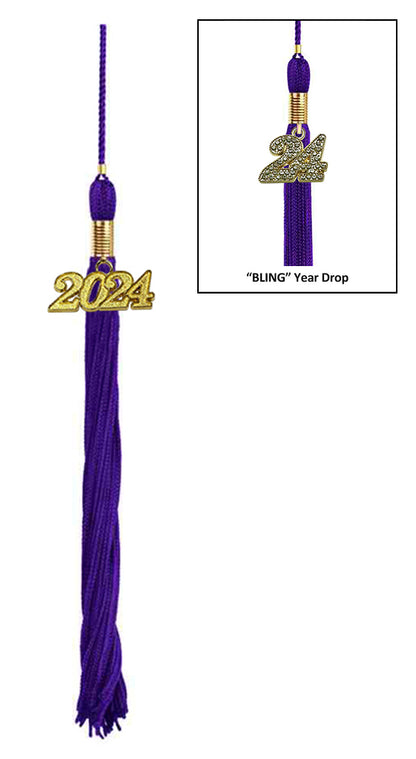 Child Matte Purple Cap & Tassel - Preschool & Kindergarten Graduation