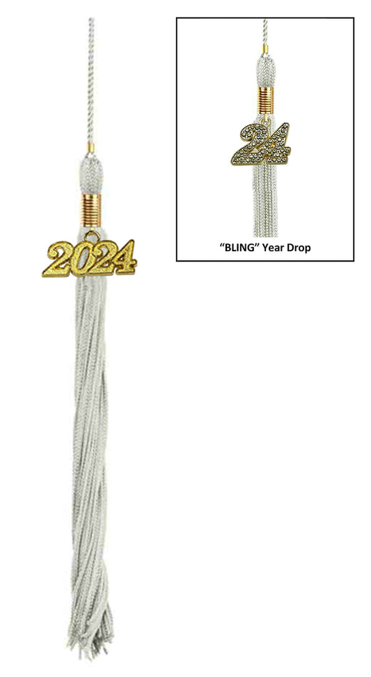 Silver Graduation Tassel - College & High School Tassels