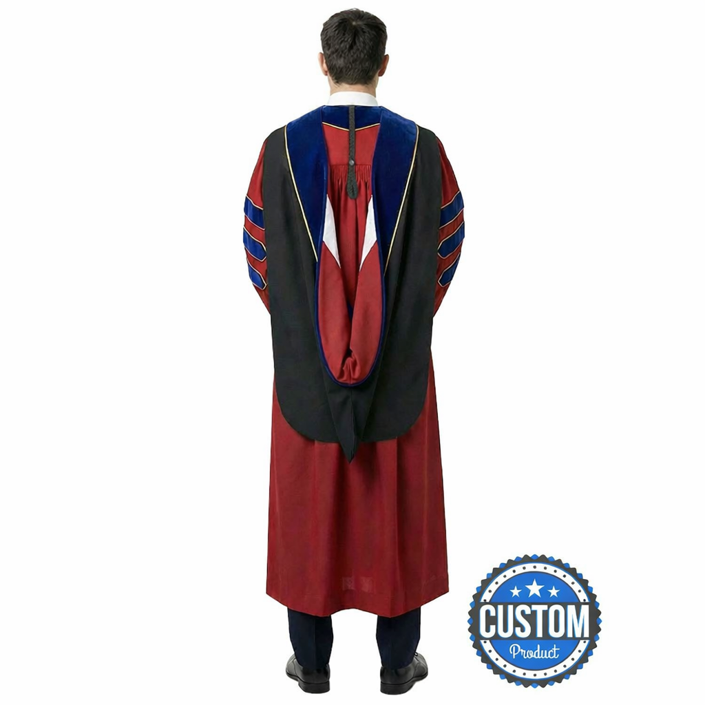 Custom Doctoral Graduation Gown and Hood Package - Doctorate Regalia Custom Doctoral Graduation Gown and Hood Package - Doctorate Regalia