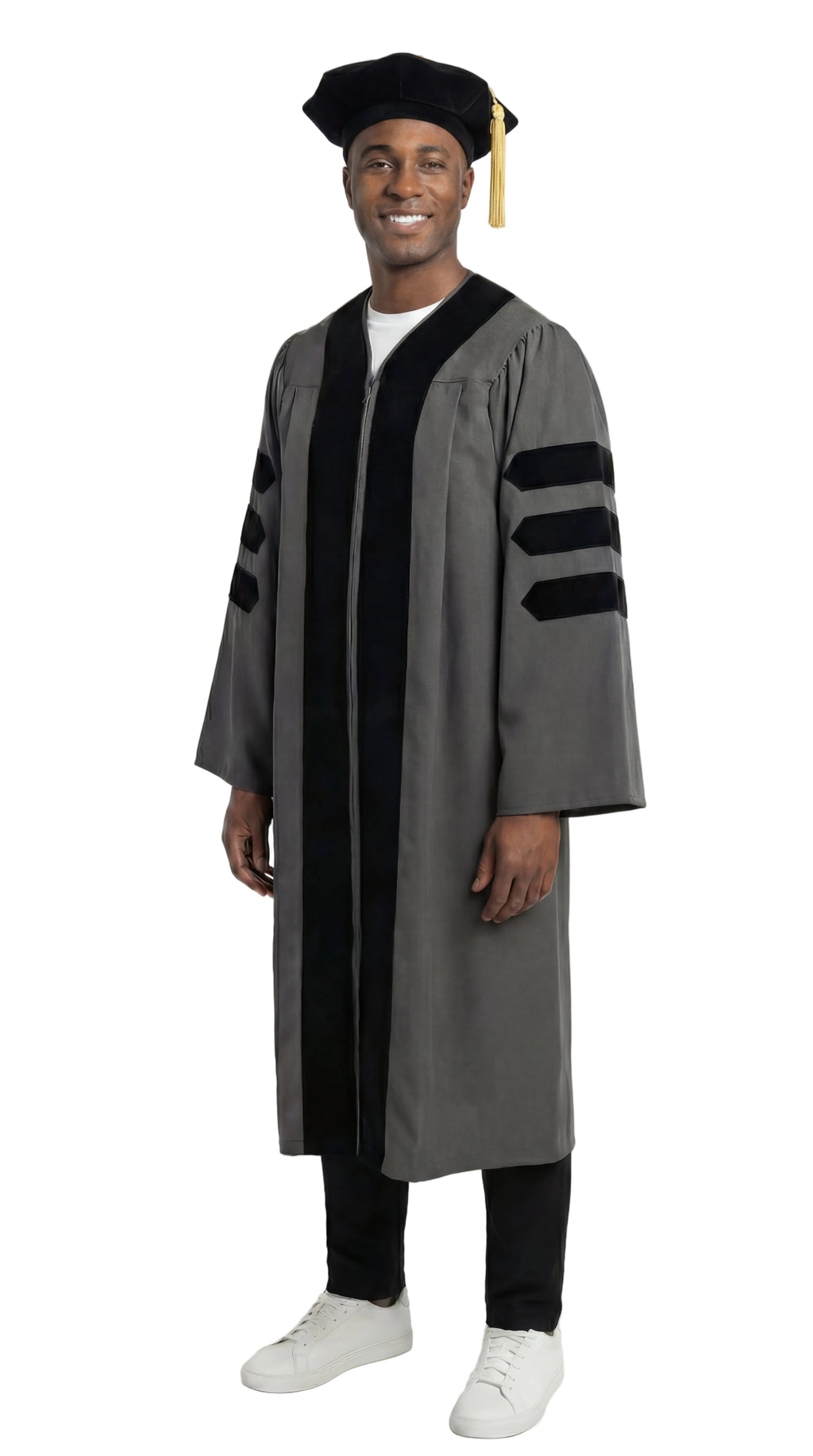 Classic Doctoral Graduation Tam & Gown - Academic Regalia