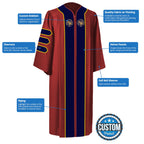Custom Classic Doctoral Gown and Hood Package