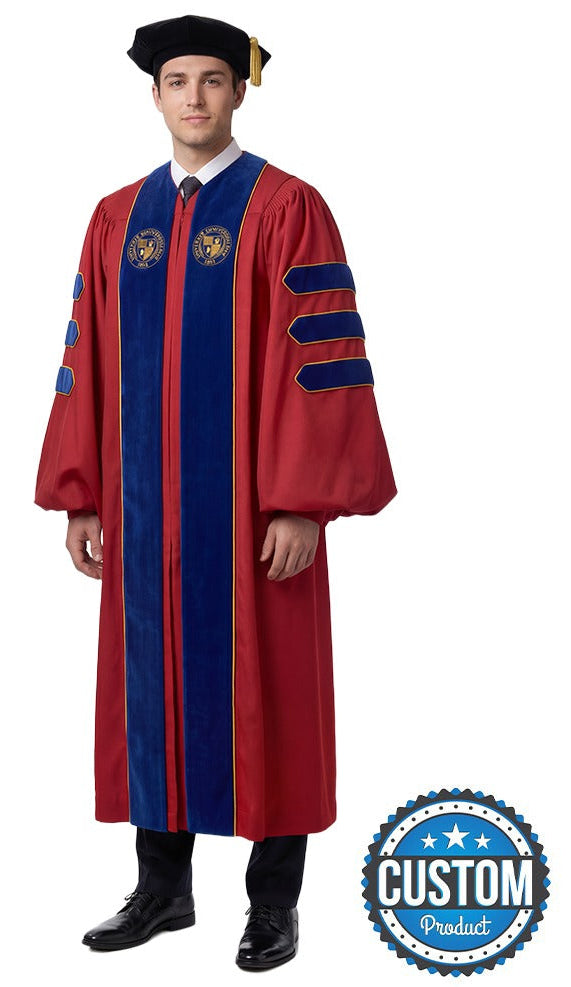 Custom Doctoral Graduation Gown and Tam Package - Doctorate Regalia