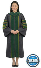 Custom Classic Doctoral Gown and Hood Package