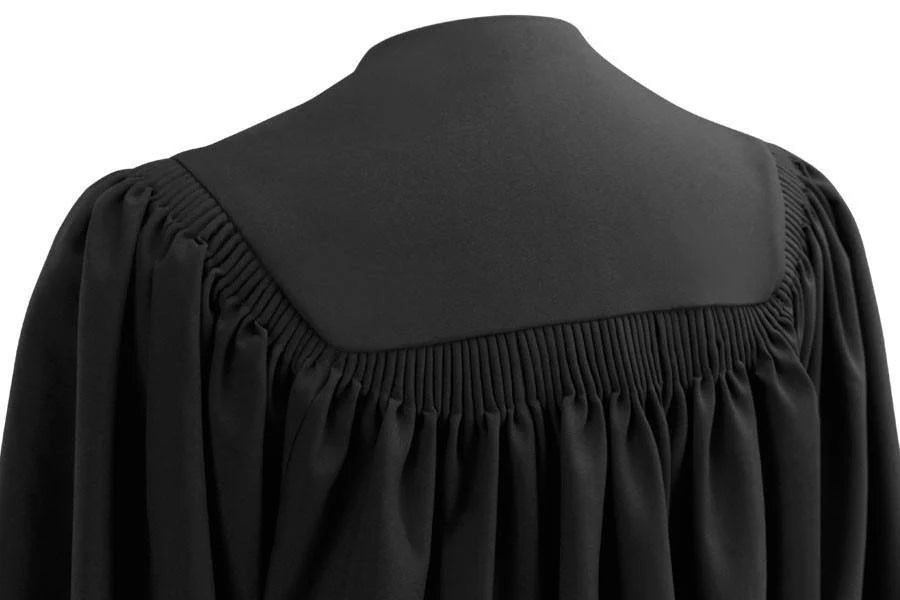 Deluxe Black Bachelors Graduation Cap & Gown - Collegiate Regalia