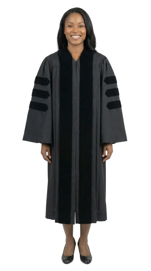 Deluxe Doctoral Graduation Gown - Academic Regalia Deluxe Doctoral Graduation Gown - Academic Regalia