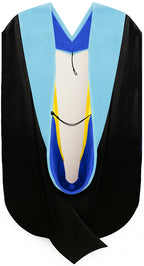 Doctor of Education Hood - Royal Blue & Golden Yellow