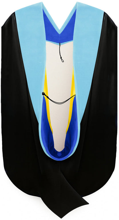 Doctor of Education Hood - Royal Blue & Golden Yellow